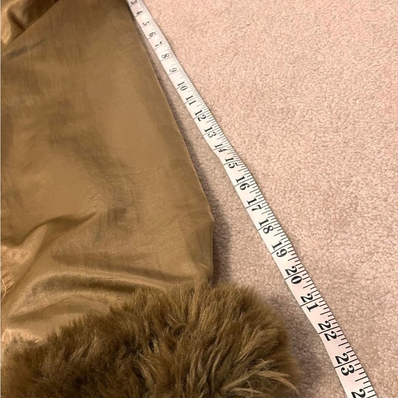 Linda Lundstrom vintage LaParka long coat gold 100% wool sz 10 with nylon shell. - Picture 8 of 10